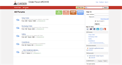Desktop Screenshot of forum.libcinder.org